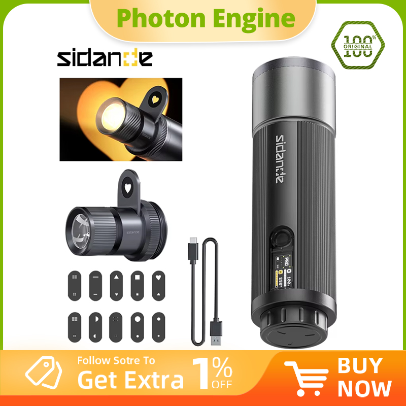 Photography Lighting Uk - Lampe torche SIDANDE 12W PRO 3500-7000k