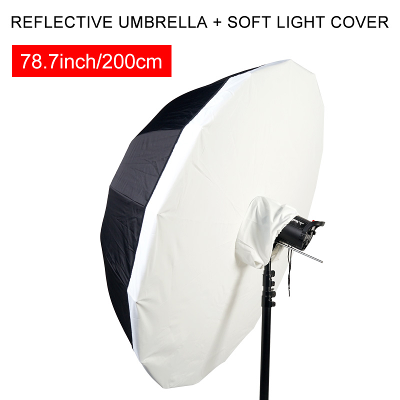 Parabolic Umbrella Deep - Parapluie réfléchissant, diffuseur de bouche profonde,