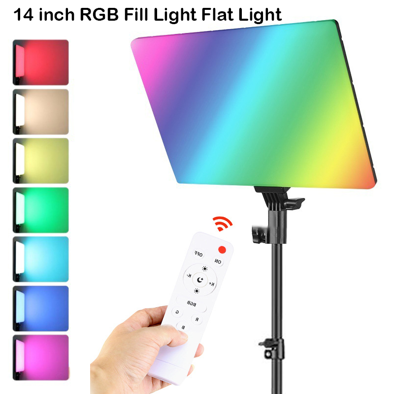 Photography Lighting Uk - RGB 14 ''LED lumière vidéo télécommande