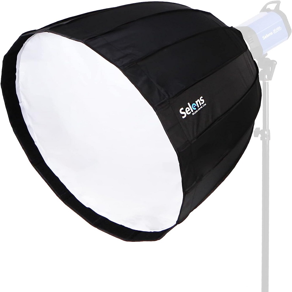 Parabolic Umbrella Deep - SELENS-Boîte à lumière parapluie pliable, 120cm,