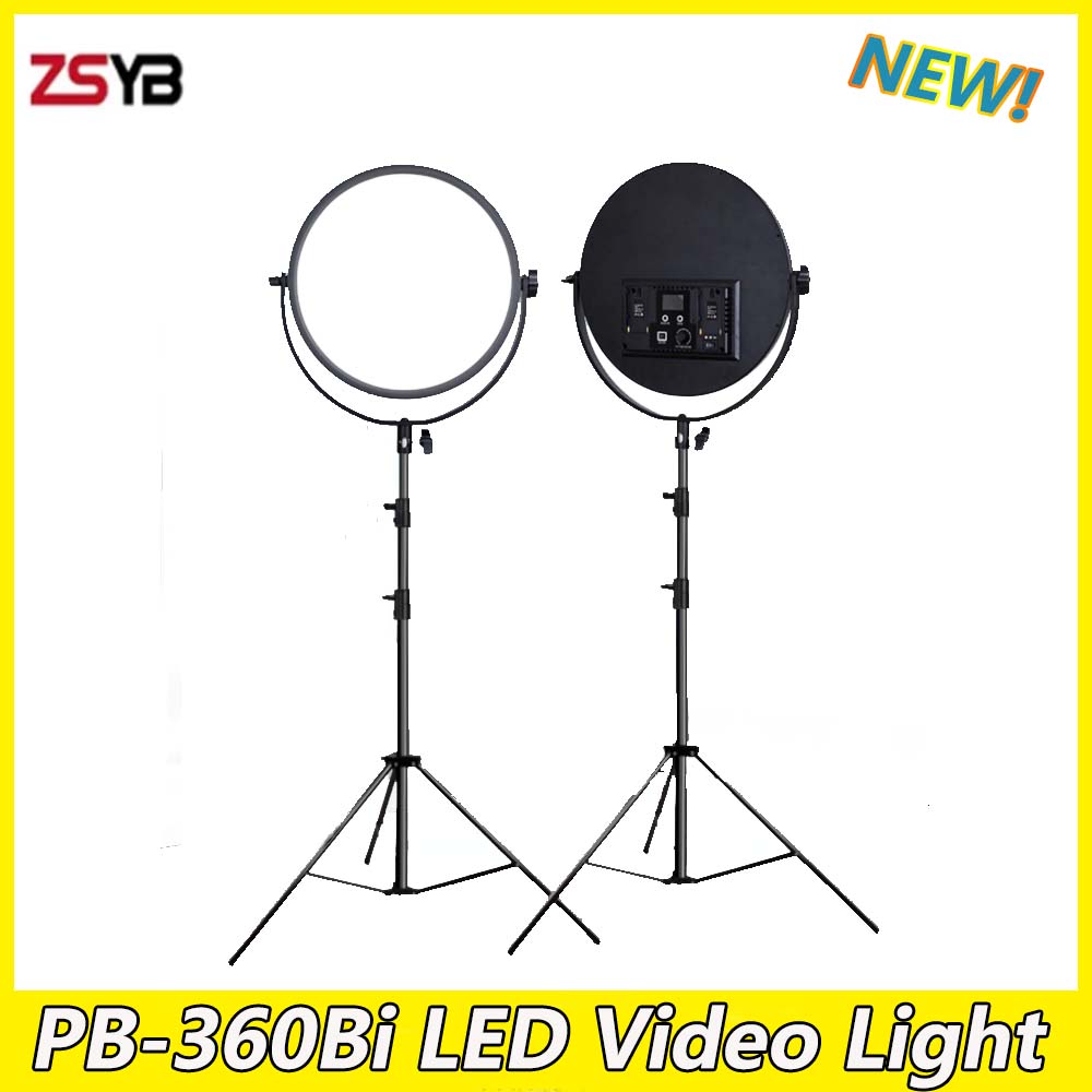 Photography Lighting For Indoor - ZSYB PB-360Bi LED Vidéo Lumière 60w