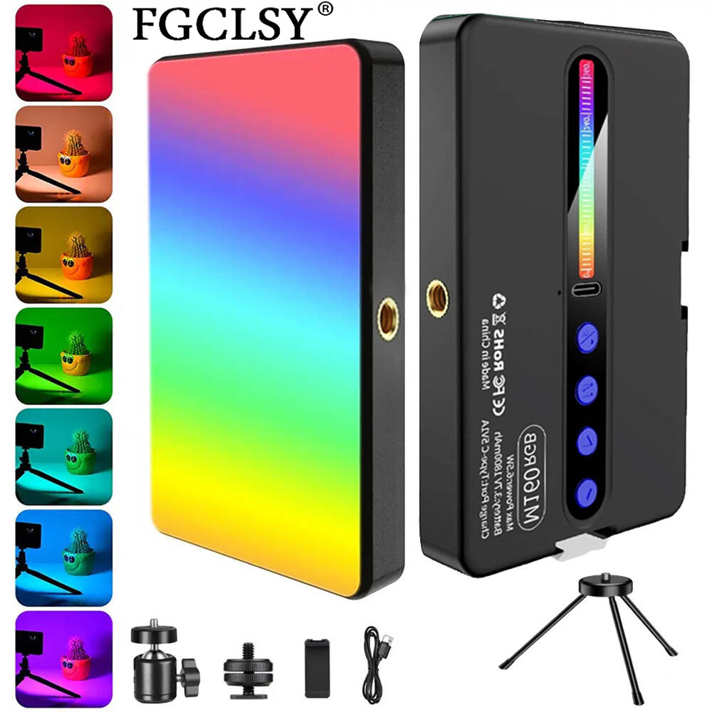 Photography Lighting Uk - Lumière de caméra LED RGB, Kit
