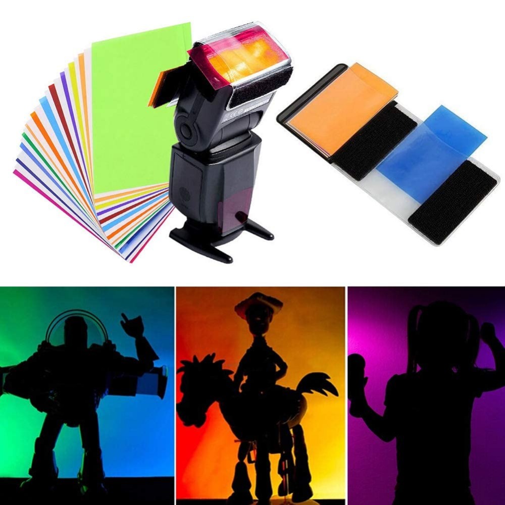 Photography Lighting With Flash - Kit de 12 Gels de Flash