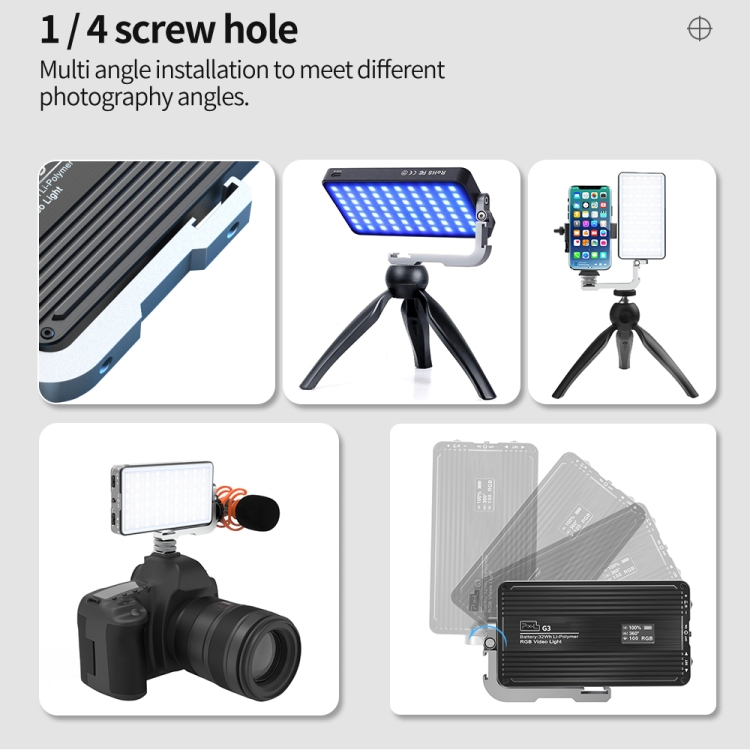 Lampe de photographie portable - Photography Lighting Rgb avis et prix