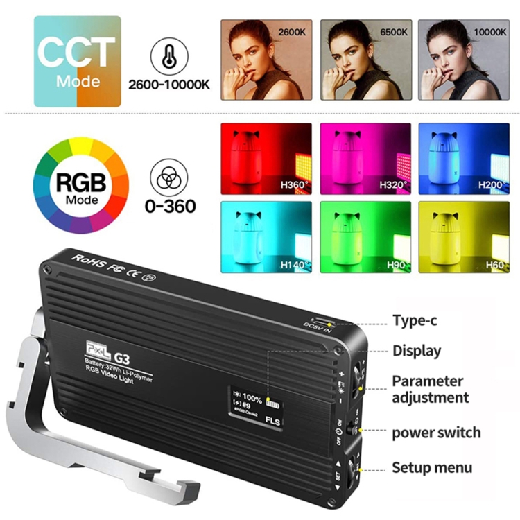 Lampe de photographie portable - Photography Lighting Rgb avis et prix