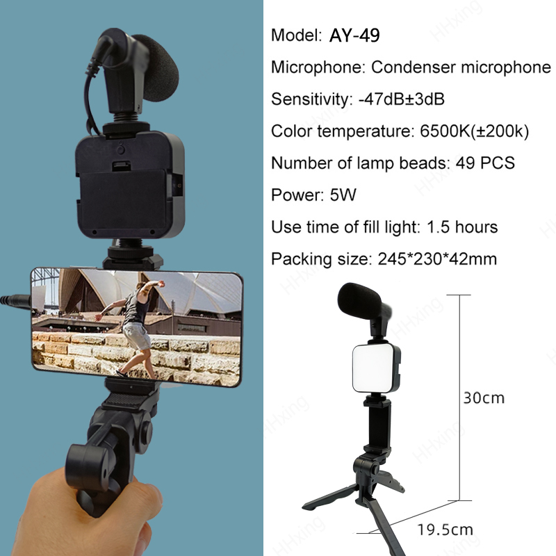 Trépied Stabilisateur pour Tél - Photography Lighting Kit Portable avis et prix