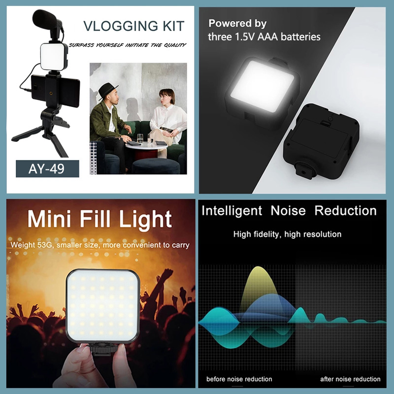Trépied Stabilisateur pour Tél - Photography Lighting Kit Portable avis et prix