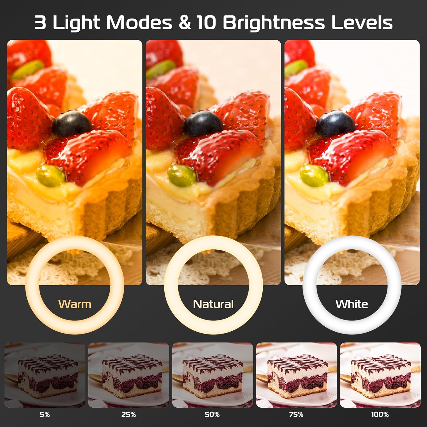 Anneau lumineux avec support e - Photography Lightning avis et prix
