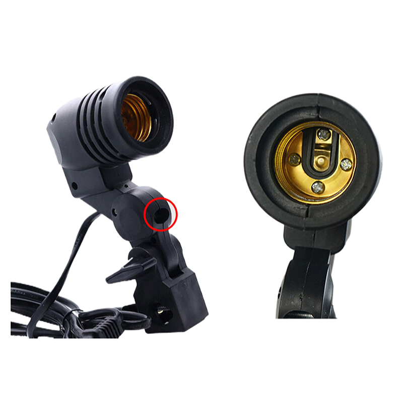 E27 AC douille lampe simple tê - Photography Lightning avis et prix