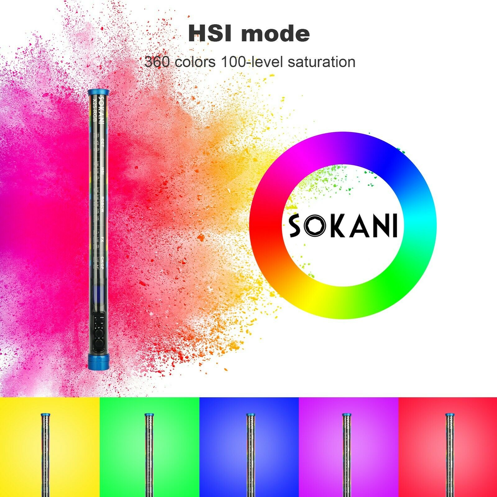 Sokani X25 RGB Bâton de baguet - Photography Lighting Rgb avis et prix