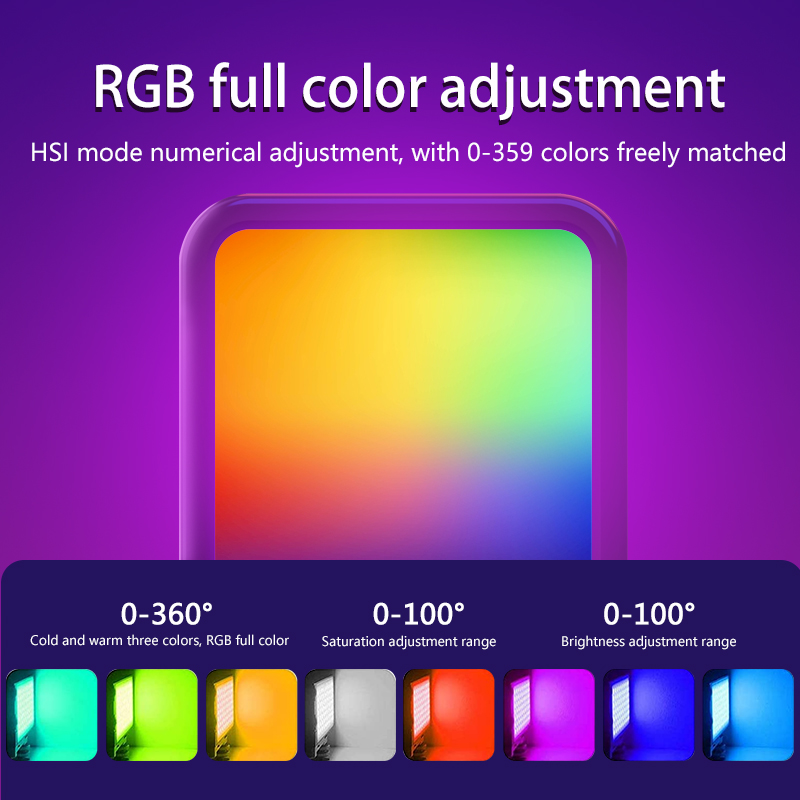 Lampe de remplissage LED porta - Photography Lighting Rgb avis et prix