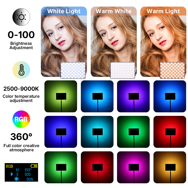 Ulanzi LT003 15W RGB lumière v - Photography Lighting Rgb avis et prix