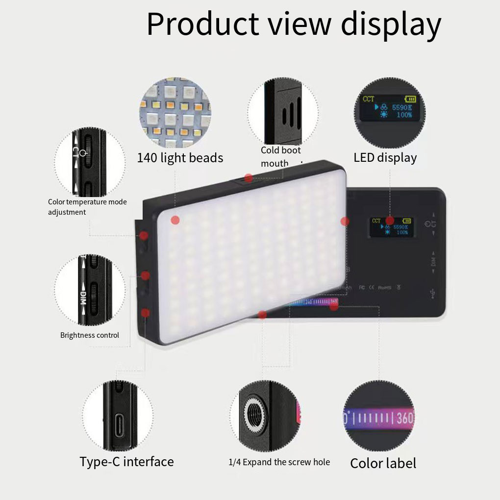 Modes de lumière de remplissag - Photography Lighting Rgb avis et prix