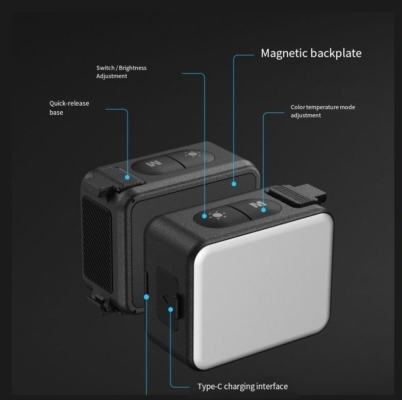 TELESIN – lumière de remplissa - Photography Lighting Kit Portable avis et prix