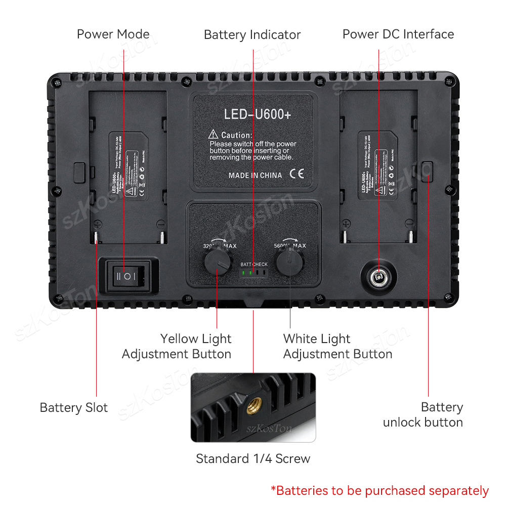 Panneau lumineux LED RGB pour  - Photography Lighting Uk avis et prix