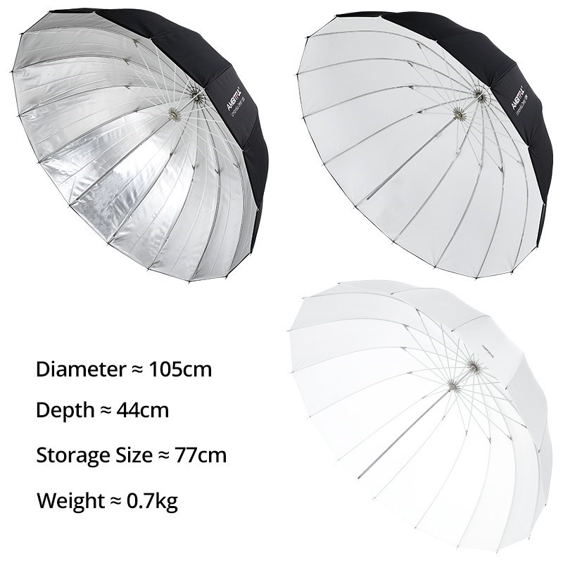 AMBITFUL 105cm 130cm 160cm de  - Parabolic Umbrella Deep avis et prix